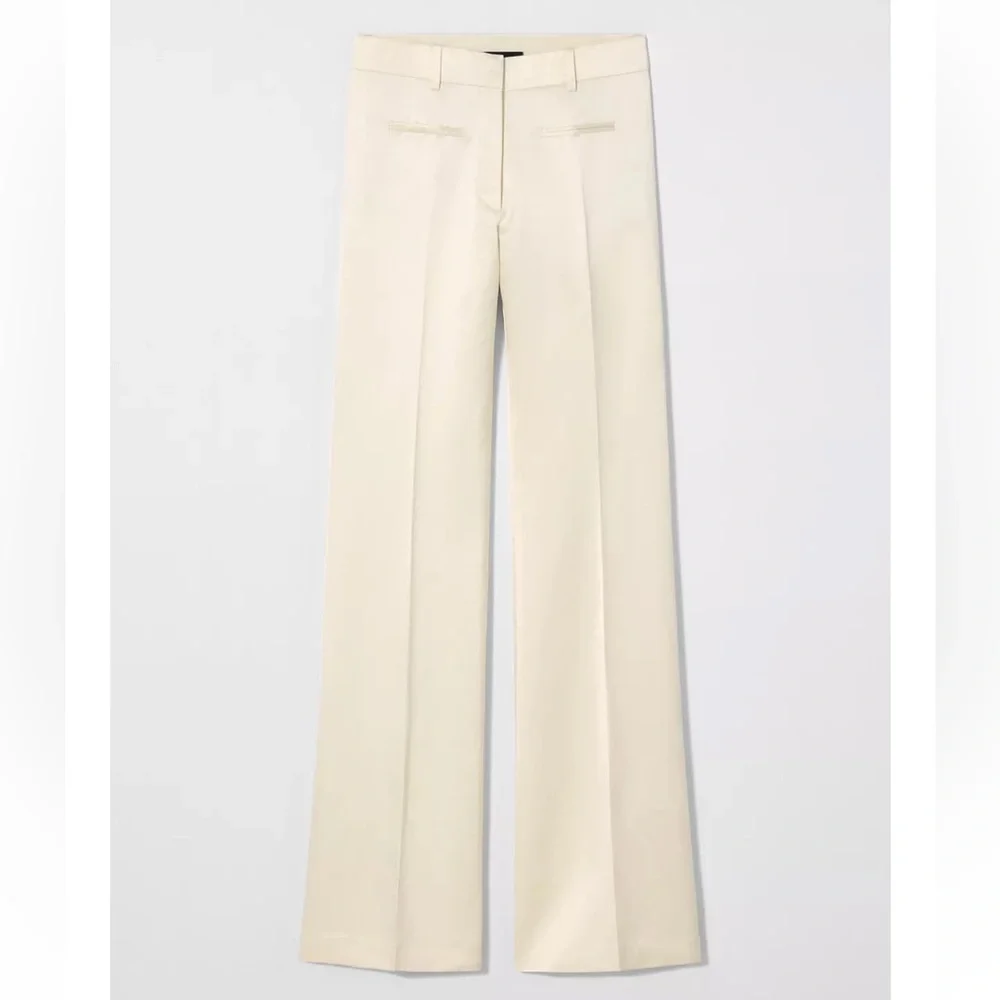 Zara x Kate Moss NWT linen flare pants 3634/686